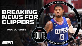 🚨 Woj details Paul George is LIKELY OUT for the Clippers in 1st Round vs Suns 🚨  NBA Countdown 😬 [upl. by Drawe658]