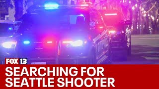 Search continues for suspect in deadly Seattle shooting  FOX 13 Seattle [upl. by Jaco]