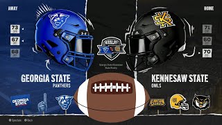 Kennesaw State University vs Georgia State University  College Football 25 Gameplay No Comm [upl. by Kir]