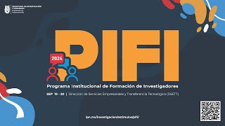 Programa Institucional de Formación de Investigadores 2024 [upl. by Ridinger]