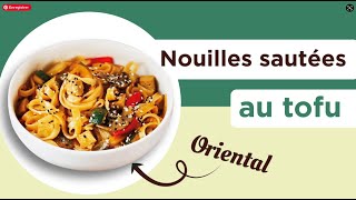 Nouilles sautées au tofu [upl. by Merrick]