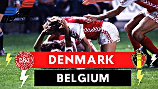 Denmark vs Belgium 32 All Goals amp Highlights  1984 UEFA EURO [upl. by Aerdnu]