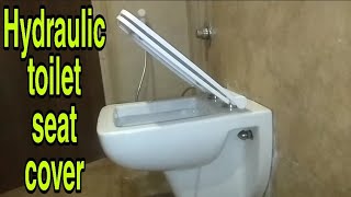 Hydraulic toiletseatcover fitting video [upl. by Enail]