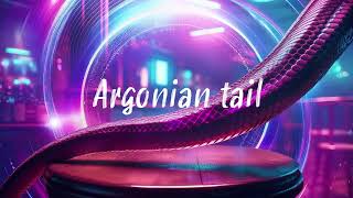 AI Argonian Tail skyrim  Electronic Dance [upl. by Arbe]