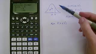 Casio fx991EX Classwiz Calculator tutorial  Finding Normal Distribution probabilities [upl. by Christel]