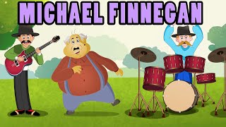 Michael Finnegan HD with Lyrics  Nursery Rhymes by EFlashApps [upl. by Encrata]