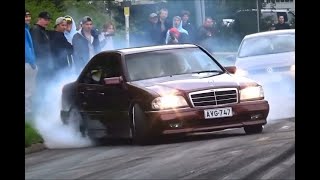 Mercedes C36AMG W202 M104 TurboBurnout [upl. by Randy]