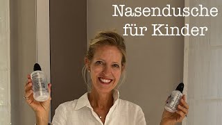 Nasendusche  auch für Kinder geeignet Hilft gegen Stockschnupfen  Dauerrotznase und Allergien 🤧 [upl. by Anelle242]