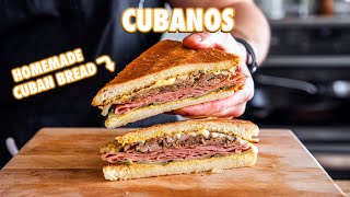 How To Make Cubanos with Homemade Cuban Bread [upl. by Amles865]