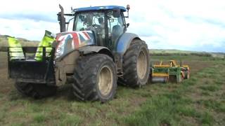 Large Grass Seeder Agricultural Grass Seeder Reseeder Rotaseeder Grass Overseeder Mintil Grass [upl. by Kirkpatrick]