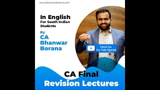 English CA FINAL Revision Lecture JulyNOV20 PART  3 [upl. by Molini]