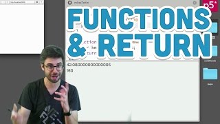 53 Functions and Return  p5js Tutorial [upl. by Eldin]