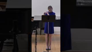 Vivaldis Recorder Concerto performed by HBMS student Rachel Horn [upl. by Ahsirhcal]