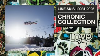 LINE Skis 20242025 Chronic Skis Collection  The Dopest AllMountain Freestyle Skis [upl. by Ahseinod]