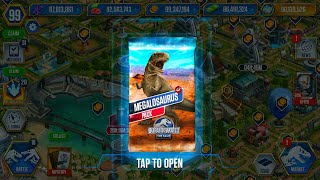 MEGALOSAURUS PACK CARNIVORES TOURNAMENT MEGALOSAURUS  JURASSIC WORLD THE GAME [upl. by Ellenwad]