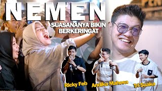 NEMEN  TRI SUAKA FT ANDIKA MAHESA amp RICKY FEB  LIVE NGAMEN [upl. by Eninej]