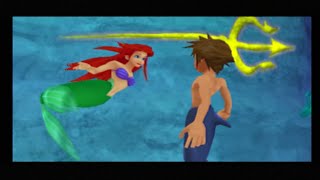 Kingdom Hearts  PS2  Part 17  Atlantica  Ariel  King Triton  Ursula [upl. by Ellinger254]