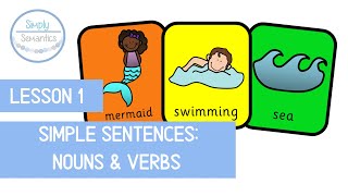 Colourful Semantics Lesson 1 Simple Sentences [upl. by Micheal]