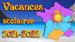 Calendrier des vacances scolaires 2021 2022 vf calendrier officiel [upl. by Orlanta621]