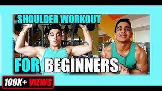 Shoulder Workout For Beginners  Dumbbells And Free Body  BeerBiceps Workout [upl. by Eckel]