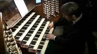 Olivier Latry at the organ at the Cathedral of Notre Dame [upl. by Leahcimnaes]