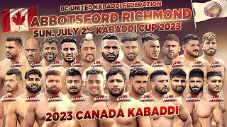 LIVE  2023 Canada Kabaddi  Abbotsford Richmond Kabaddi Cup [upl. by Devonna]