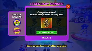 I GOT FAKE METAL TAILS IN THE SONIC SPEED SIMULATOR TEST SERVER LEGENDARY SPIN DREAM COME TRUE [upl. by Feingold362]