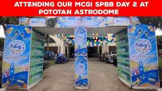 Attending Our MCGI SPBB Day 2 At Pototan Astrodome [upl. by Amitak]