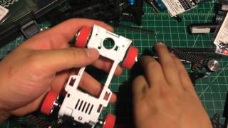 Tamiya Mini 4WD【ミニ四駆】Super 2 Chassis Basic foundation setup 3 front bumper [upl. by Orodisi]