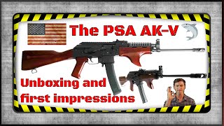 The AKV Unboxing Palmetto State Armorys 9mm AK First impressions [upl. by Thurnau]