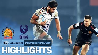 Exeter Chiefs v Bristol Bears HIGHLIGHTS Top 2 Clash at Sandy Park Gallagher Premiership 202021 [upl. by Danica839]