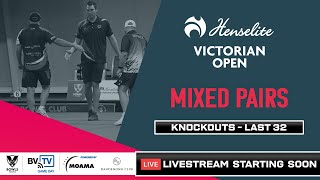 VO2024  Mixed Pairs  Knockouts  Last 32 [upl. by Onileba]