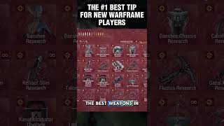 THE 1 MOST IMPORTANT TIP FOR NEW WARFRAME PLAYERS firsttimeplayingwarframe gaming trending [upl. by Elaina]