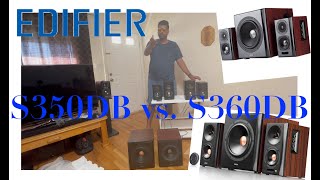 Edifier S350DB vs S360DB Visual Comparison  S360DB Unboxing [upl. by Ecirted141]