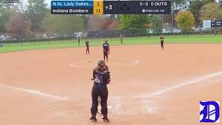 N AL Lady Dukes 25  Indiana Bombers 20241109 [upl. by Annovad]