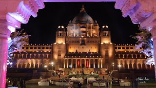 Umaid Bhawan Palace  Wedding Decor  Wedding in Jodhpur  98280 13888 [upl. by Brindle]