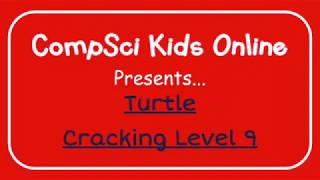 Blockly Games  Turtle Level 9 Hints [upl. by Elorak]