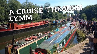 A Narrowboat Cruise Through Lymm in June 2018 [upl. by Harifaz677]