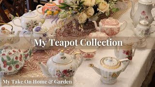 My Teapot Collection  Vintage Bavarian Johnson Brothers [upl. by Teodora207]