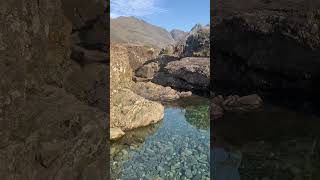 📍Fairy pools Isle of Skye Scotland 🏴󠁧󠁢󠁳󠁣󠁴󠁿 Natural pools scotland fairypools [upl. by Ellehcsar821]