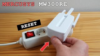 Mercusys MW300RE WiFi Extender • Factory reset [upl. by Ayak]