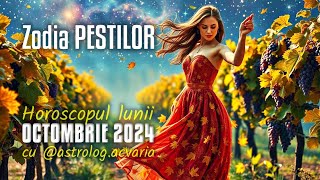 ♓PESTI🍂 Horoscop OCTOMBRIE 2024 Subtitrat RO 🍂 PISCES ♓ OCTOBER 2024 HOROSCOPE [upl. by Akkimat]