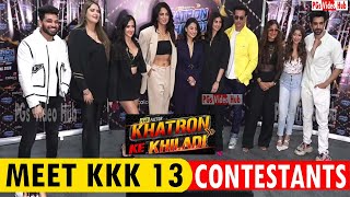 Top 14 Confirmed Contestants of Khatron Ke Khiladi 13  Khatron Ke Khiladi 2023 Launch Rohit Shetty [upl. by Niple868]