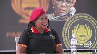 MapisaNqakula bites dust  EFF [upl. by Solim]