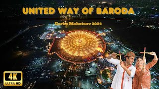 United Way of Baroda  Garba Mahotsav 2024  Atul Purohit  Baroda  Garba  Vadodara  Drone [upl. by Thorstein819]