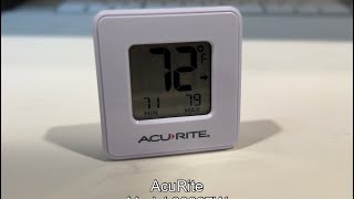 AcuRite Model 00307W  How to change the battery [upl. by Ahsiekahs]