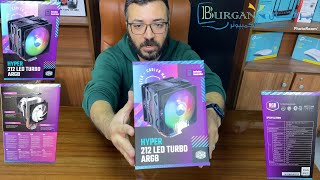 HYPER 212 LED TURBO unboxing The COOLER MASTER HYPER 212 LED TURBO ARGB unboxingvideo [upl. by Anivlek]