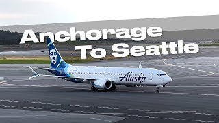 Alaska Airlines 737 MAX 9 Premium Class  Anchorage to Seattle  TRIP REPORT [upl. by Wilkinson]