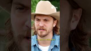 quotYellowstonequot actor Luke Grimes on learning to ride horses shorts [upl. by Zennie198]