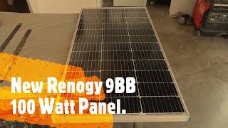 New Renogy 9BB 100 Watt Panel [upl. by Emmer]